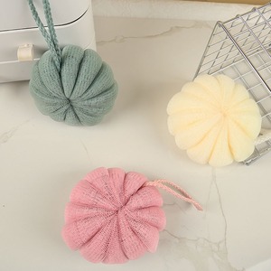 Bola de baño de esponja corporal suave al por mayor materiales de encaje PE Bola de flores de baño de malla para uso de jabón Bola de baño de limpieza de piel - Product Image 1