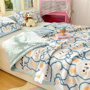 Couette en velours de haricot en tissu polyester de haute qualité avec garnissage en fibres ultra-fines - Product Image 1