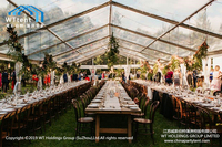 3x6m 3x9m 3x12m 3x15m tente de cirque en alliage d'aluminium bâche salle d'événement location d'articles roues camping ancrages au sol