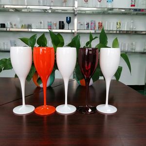 Vasos de Vino de Plástico Acrílico Personalizados con Logotipo a Color para Vino Tinto, Copas de Champán de Plástico para Bar, Bodas y Fiestas - Product Image 1