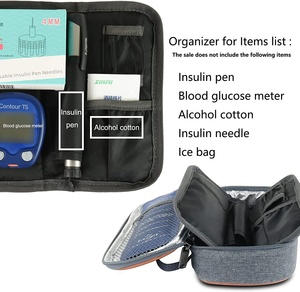 2023 nouvelle valise de voyage Portable refroidisseur à <span class=keywords><strong>insuline</strong></span> diabétique pour le stockage des Kits de stylos à <span class=keywords><strong>insuline</strong></span> pochette de refroidissement - Product Image 5