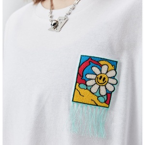 High Quality <b>Summer</b> <b>Mens</b> Blank Cotton Tshirt Embossed Oversized Drop Shoulder Design <b>T</b>-<b>shirt</b> Custom Quality Printing <b>t</b> <b>Shirts</b> - Product Image 5