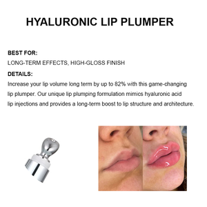 Vente en gros de gloss repulpant pour les lèvres, végan, à l'acide hyaluronique, marque privée, pour centre esthétique et soins corporels - Product Image 2