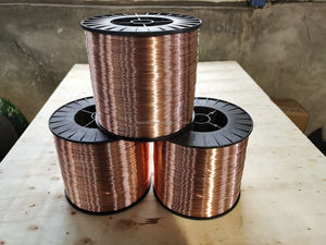 <strong>Copper</strong> 0.6/0.7/0.8mm Welding Wire 18kg/16kg Per Spool for Coil Nails Welding - Product Image 2