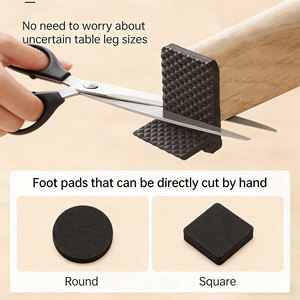 Нескользящий силиконовый резиновый коврик, силиконовый бампер, самоклеящаяся защитная накладка, круглый, 1 мм, 2 мм, 3 мм, силиконовая резина - Product Image 5