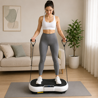 Machine de vibration pour exercices de fitness du corps entier certifiée CE avec écran LED pour la mise en forme corporelle