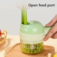 Agente de Dropshipping para Shopify, Cortador de Verduras Eléctrico Multifuncional 4 en 1 de Plástico, Rebanador, Picador, Juego de Utensilios de Cocina 2025