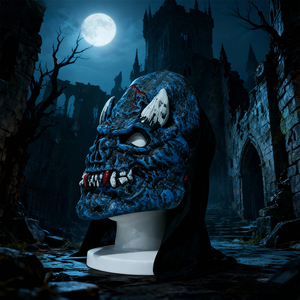 Maschera Zombie Professionale in EVA per Halloween, Accessorio Cosplay <span class=keywords><strong>Horror</strong></span> Personalizzato a Viso Intero - Product Image 3