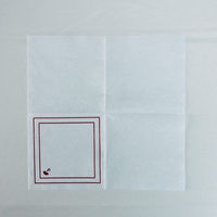 Einweg-Servietten in Leinenoptik, 1-lagig, 33*33cm, Weiß mit Geprägtem Design, Bedruckte 4-fach Gefaltete Papierservietten für Hochzeiten und Feiern