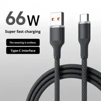 Câble de données Type-C en forme de colonne romaine, tressé en tungstène doré, charge ultra-rapide PD, transfert de données, compatible avec les téléphones mobiles