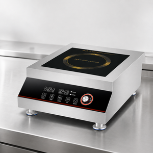 Estufa de Inducción Cóncava Comercial de 6kW, Cocina de Inducción de Acero Inoxidable 201 para Hotel, Restaurante y Cocina - Product Image 1
