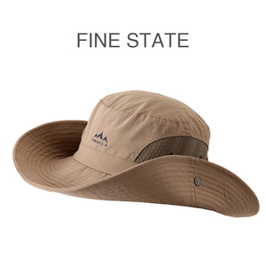Finestate Mũ che nắng nam chu vi đầu lớn Mũ Đi Bộ Đường Dài Ngoài Trời và mũ câu cá với chống nắng mùa hè - Product Image 5