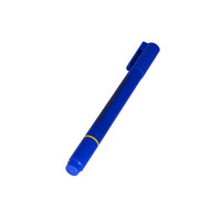Stylo marqueur détecteur de billets de banque Bonvada BKBTP-08, encre bleue/noire, pointe de 10 mm, matériau PP