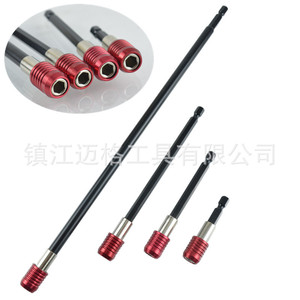 Red A Model Extension Rod 60mm 100mm 150mm Hex Socket Metric Chromium Vanadium Steel Right Hand Threaded General Industry - Product Image 5