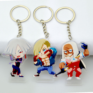 Oem ODM làm cho thiết kế của riêng bạn tùy chỉnh Acrylic Keychain quyến rũ Anime <span class=keywords><strong>Epoxy</strong></span> Keychain - Product Image 5