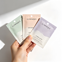 Sachet d'emballage cosmétique léger et flexible imprimé avec motifs personnalisés pour la vente au détail, les cadeaux et les kits d'essai