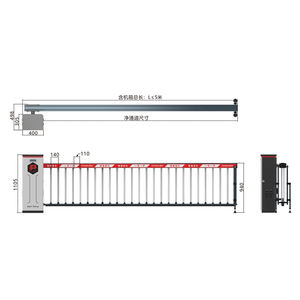 Barriera Automatica Intelligente con Braccio in Metallo Senza Spazzole DC, Facile da Usare, per Parcheggi e Controllo del Traffico - Product Image 3