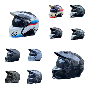 Nuevo Casco de Motocicleta Integral Exclusivo Transfronterizo, Diseño Combinado Desmontable, Uso en Todas las Estaciones, Aprobado por DOT, Liberación Rápida - Product Image 6