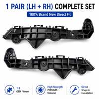 Support de pare-chocs avant 52536-78010 52535-78010 NX200, support latéral de pare-chocs, kit de carrosserie pour Lexus NX200 2014-2020