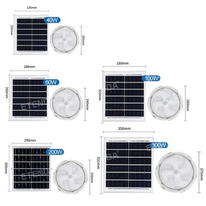 Lámparas <span class=keywords><strong>Solares</strong></span> de Techo de Alta Luminosidad 40w 60w 100w 200w 300w, Luz Solar <span class=keywords><strong>Interior</strong></span> para Pasillo y Balcón - Product Image 2