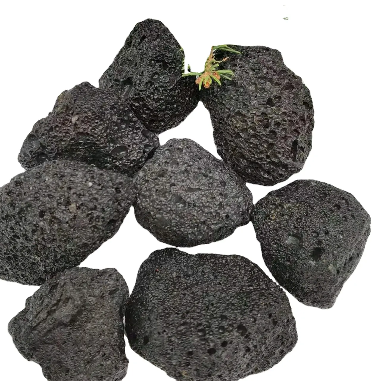 Roca de lava negra paisaje volcánico rocas roca de lava grande para filtración de agua decorativa y aceite esencial
