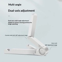 Support universel pliable pour tablette et téléphone, anti-tremblement, multifonctionnel et portable pour les utilisateurs paresseux