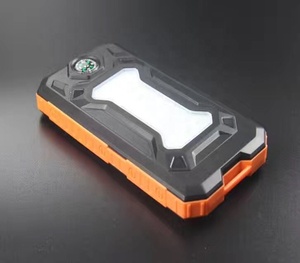100% de carga completa por la luz del sol plegable impermeable Solar banco de potencia 10000mah portátil cargador de teléfono <span class=keywords><strong>celular</strong></span> Solar con luz LED - Product Image 3