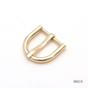 Boucle en métal robuste pour sac, accessoires, doré clair galvanisé, boucle en D ronde en métal de 16 mm pour sangle - Product Image 1