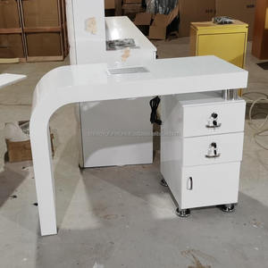 Table à ongles moderne à un seul siège avec collecteurs de poussière et tiroirs Hao Yu XJ54 pour utilisation en centre commercial - Product Image 2