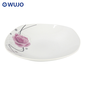 Bộ Đồ Ăn Nhà Bếp Bằng Sứ Hình Vuông Màu Trắng Bộ Đồ Ăn 20 Món Bộ Đồ Ăn Bằng Sứ Bán Buôn - Product Image 4