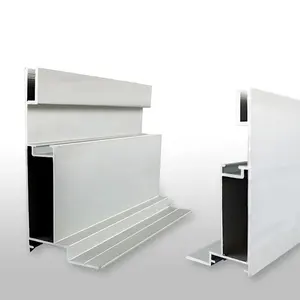 2024 grosir baru bahan aluminium 10cm kotak cahaya alumunium profil kain film lembut kotak cahaya aluminium profil