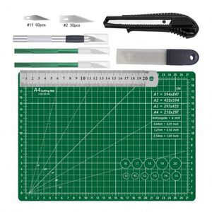 Juego de Cuchillos de Precisión para Manualidades, con Tapete de Corte A4, para Trabajos Artísticos, Manualidades y Scrapbooking, en Oferta - Product Image 3