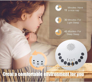 Macchina portatile per il rumore bianco aiuto per il sonno per alleviare l'ansia macchina per la terapia del suono del tuono naturale macchina per il controllo facile del rumore bianco - Product Image 3