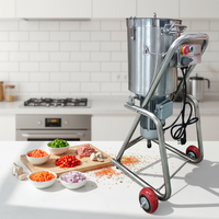 Automatische 32L pasta verwerkingsmachine voor groenten, fruit, chili, aardappel, mango, tomaten en puree; industriële tomatenpulp machine