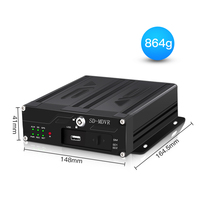 Grabador de vídeo dvr para coche, dispositivo grabador de vídeo con función Wlan, 8 canales, Gps, red 4g, Android, 360, hecho en China