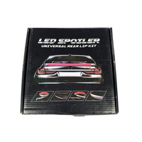 Spoiler de coffre universel d'usine, bande LED pour voiture, feux de freinage, feux de position, feux de circulation diurne, barres lumineuses LED