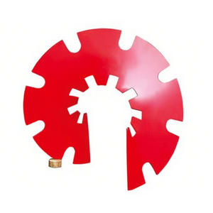 Sección de tornillo de vuelo Auger Cuchillas de igual espesor Cuchilla dividida de igual espesor para minería, sistemas de tratamiento de residuos agrícolas - Product Image 2