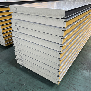 Toit thermo-isolé en mousse à bas <span class=keywords><strong>prix</strong></span> Panneau sandwich en polyuréthane PU aluminium pour mur - Product Image 1