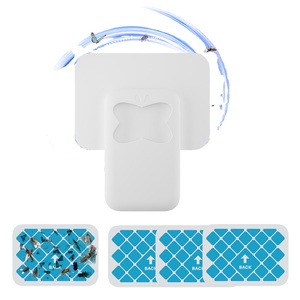 Bay côn trùng Fly Trap với UV ánh sáng keo màu xanh <span class=keywords><strong>LED</strong></span> 1 thiết bị và 5 Refill thu hút và chụp bướm đêm trong nhà Fly Catcher - Product Image 3