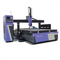 Routeur CNC AKM2040-4A 2*4m, machine de gravure 3D pour le bois et l'acrylique, mouvement simultané 4 axes