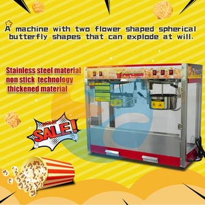 Macchina Professionale Automatica per <span class=keywords><strong>Popcorn</strong></span> a Doppia Pentola, Piastra Piatta 16 Once, Macchina Commerciale per <span class=keywords><strong>Popcorn</strong></span> da Cinema - Product Image 6