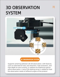 Ausky Độ phân giải cao 3D hình ảnh kỹ thuật số Video kính hiển vi ánh sáng trắng giao thoa kính hiển vi 3D nhận thức độ sâu 1 năm - Product Image 6