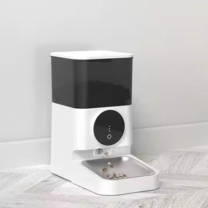Alimentador inteligente automático para mascotas de 4,5 l, dispensador de comida de plástico portátil para perros y gatos con temporizadores de Comida Lenta, cuencos automáticos para perros y gatos - Product Image 2