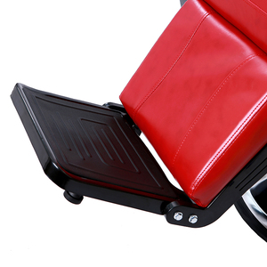 Chaise de coiffure rouge bon marché à vendre, mobilier de salon populaire, fabriqué en Chine, chaise de barbier - Product Image 6