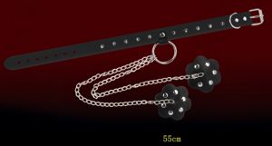 Đồ chơi tình dục, đồ chơi thay thế, đinh tán, vòng cổ nô lệ cho chó kèm dây xích, miếng dán núm vú cần thiết cho huấn luyện và trò chơi kích thích. - Product Image 5