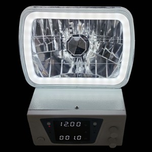 Faro cuadrado semicerrado de 7 pulgadas 5*7 para coche, nuevo, de cristal, 12V, bombilla H4, 4000 lúmenes, para camiones - Product Image 6