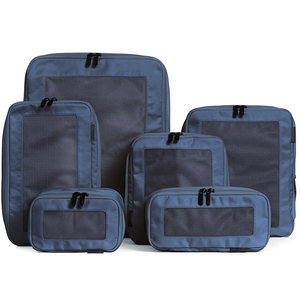 <b>Compression</b> Packing Cubes for Travel Luggage Organizer <b>Bags</b> Double Zipper Packing Cubes for Suitcases (6-Pack, Multiple color) - Product Image 6