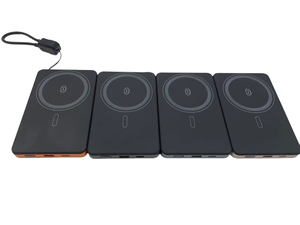 <span class=keywords><strong>Batterie</strong></span> <span class=keywords><strong>externe</strong></span> magnétique sans fil personnalisée avec logo, 5000 mAh, mince, charge rapide, affichage LED et support de câble pour <span class=keywords><strong>iPhone</strong></span> - Product Image 4