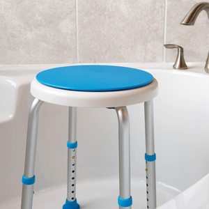 Chaise de douche en alliage d'aluminium, siège antidérapant 32x32Cm, équipement de sécurité pour personnes âgées, handicapées, enceintes, équipement de sécurité pour le bain - Product Image 1