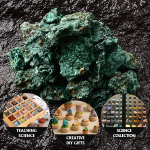 <span class=keywords><strong>Pietra</strong></span> fasciata <span class=keywords><strong>verde</strong></span> cristallo <span class=keywords><strong>Malachite</strong></span> per la guarigione e la protezione - Product Image 5